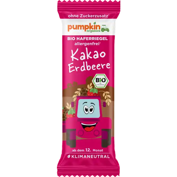 Bio Haferriegel Kakao & Erdbeere