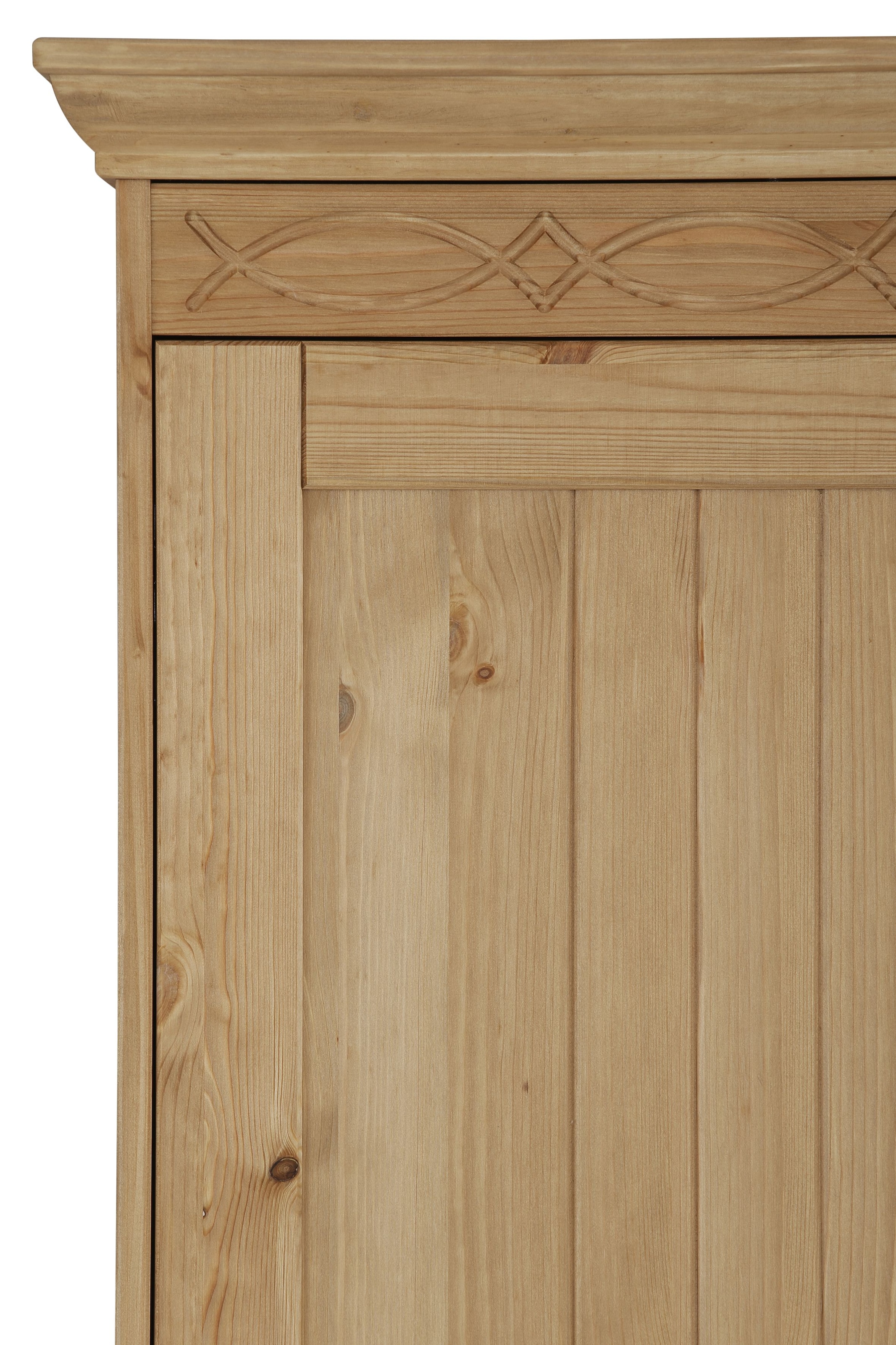 Home affaire Drehtürenschrank »Indra« 3 Breiten: 100/145/233 cm  H/T ca.187/54 cm,  aus massiver Kiefer, mit Spiegel bei der 3- und 5trg.Variante