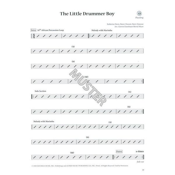 Edition Dux The Christmas Drum Book 1