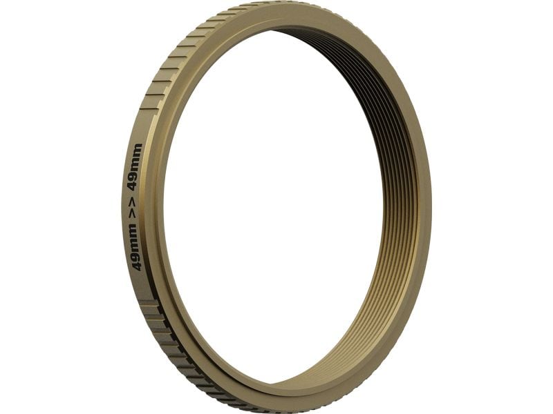 PolarPro Objektivfilter Fuji X100 Brass – 49 mm Filter-Adapter für Fujifilm X100 Kameras