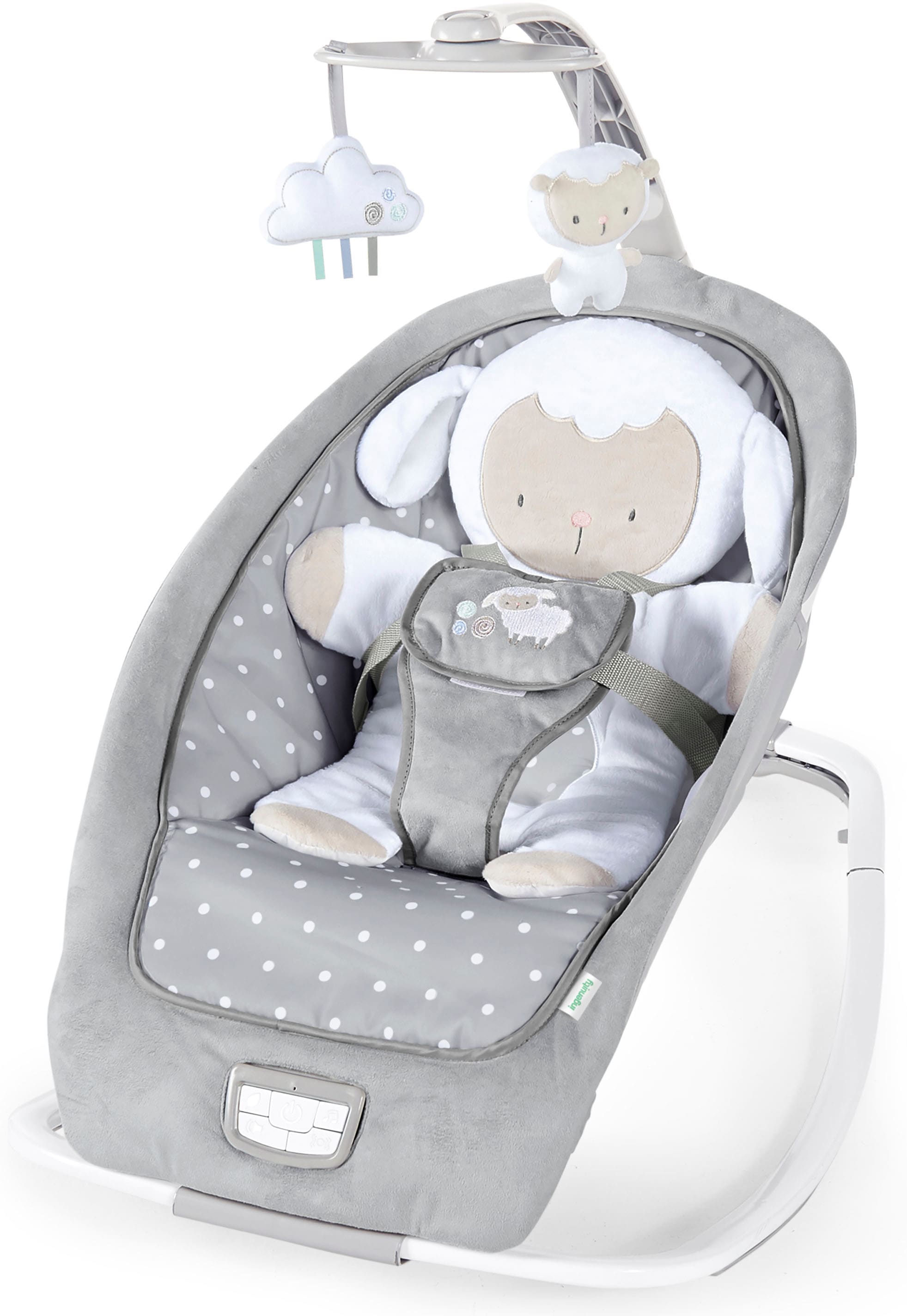 ingenuity Babywippe »Cuddle Lamb« bis 18 kg mit Vibration und Melodien
