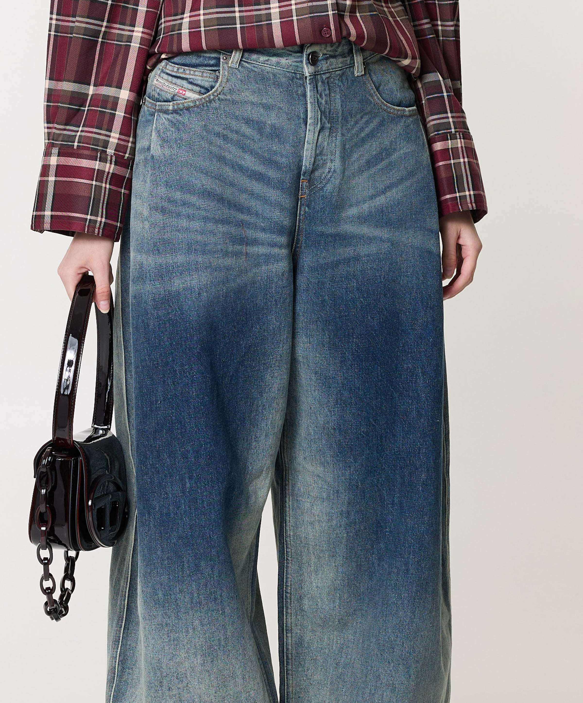 Diesel 1987 D-KHELZ-S dames jeans blauw
