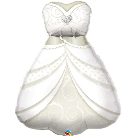 Qualatex Folienballon Bräute Hochzeitskleid 38 Zoll