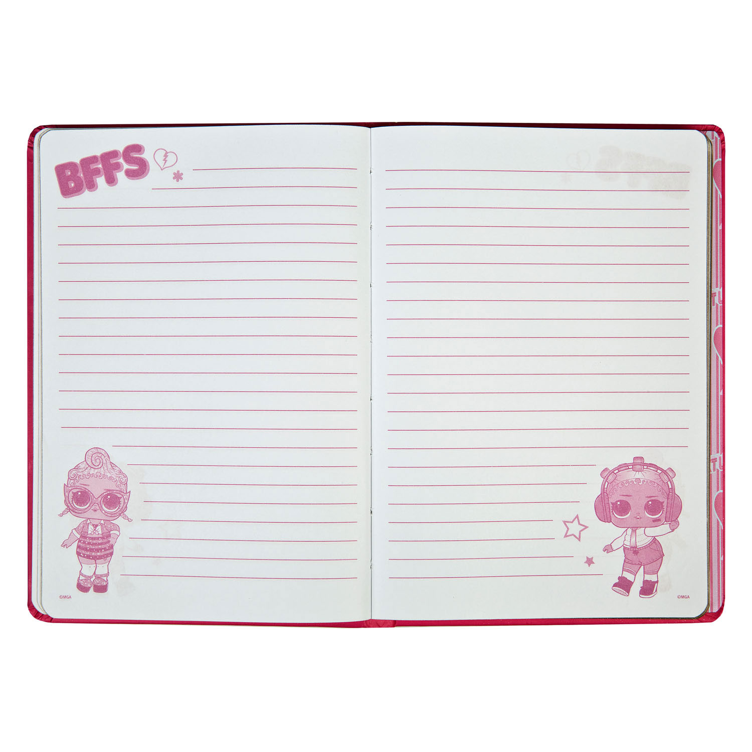 Notitieboek L.O.L. Suprise met Magnetische Sluiting