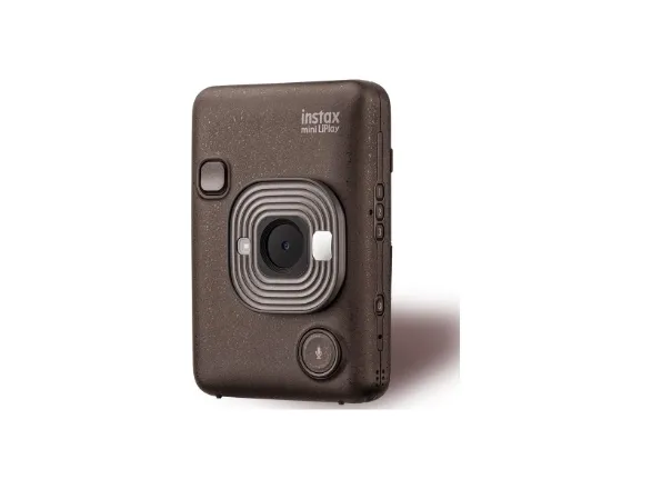 Fujifilm Instax Mini LiPlay - Digitalkamera - kompakt med hurtigfotoprinter - Bluetooth - dyb bronze