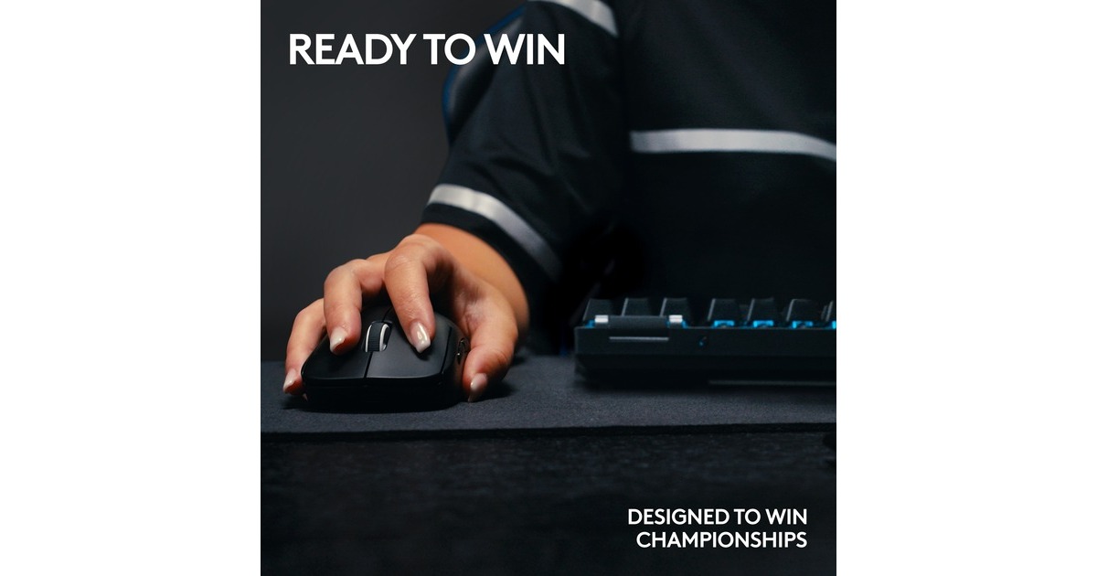 Logitech GPRO X SUPERLIGHT 2 Wireless gaming muis  (Zwart, 100 - 44.000 dpi)