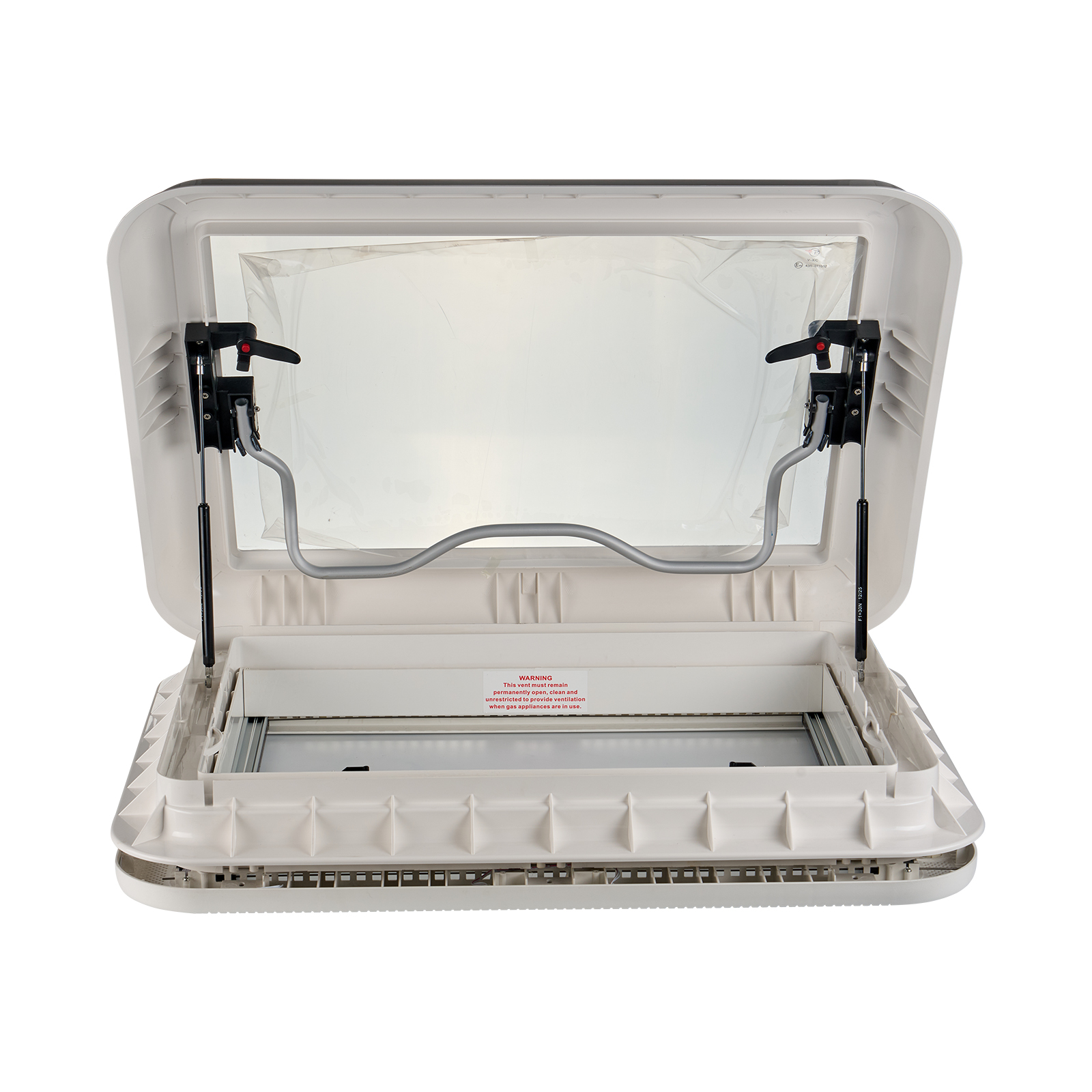AOYI Skylight LED 70x50 cm dakluik met permanente ventilatie