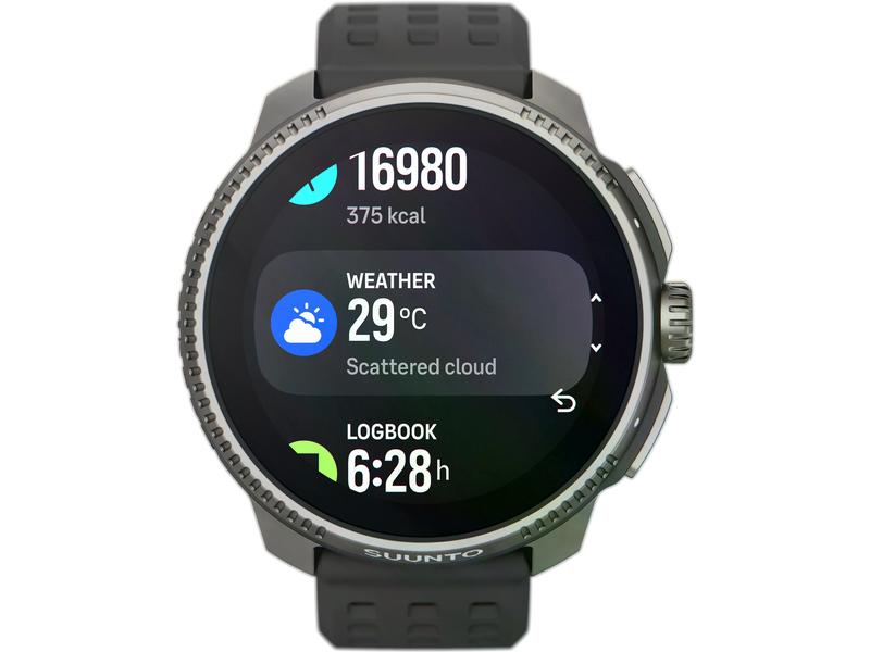 SUUNTO Sportuhr Race Titanium Charcoal Die ultimative Smartwatch für Wettkämpfe und Training