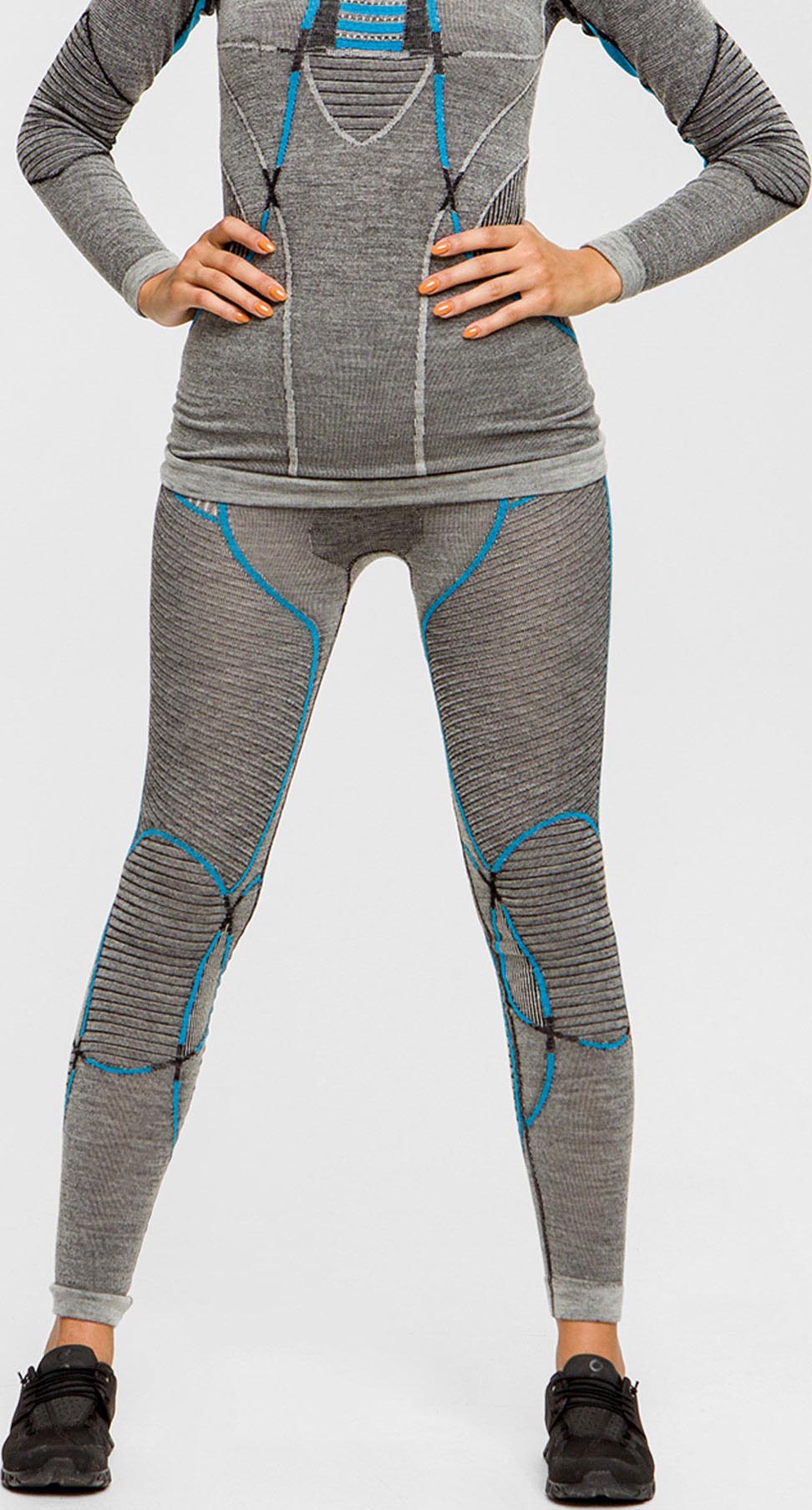 Apani 4 Long Johns Dame Grey