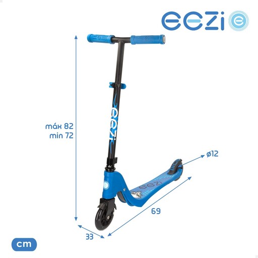 Patinete Eezi de 2 rodas com luzes