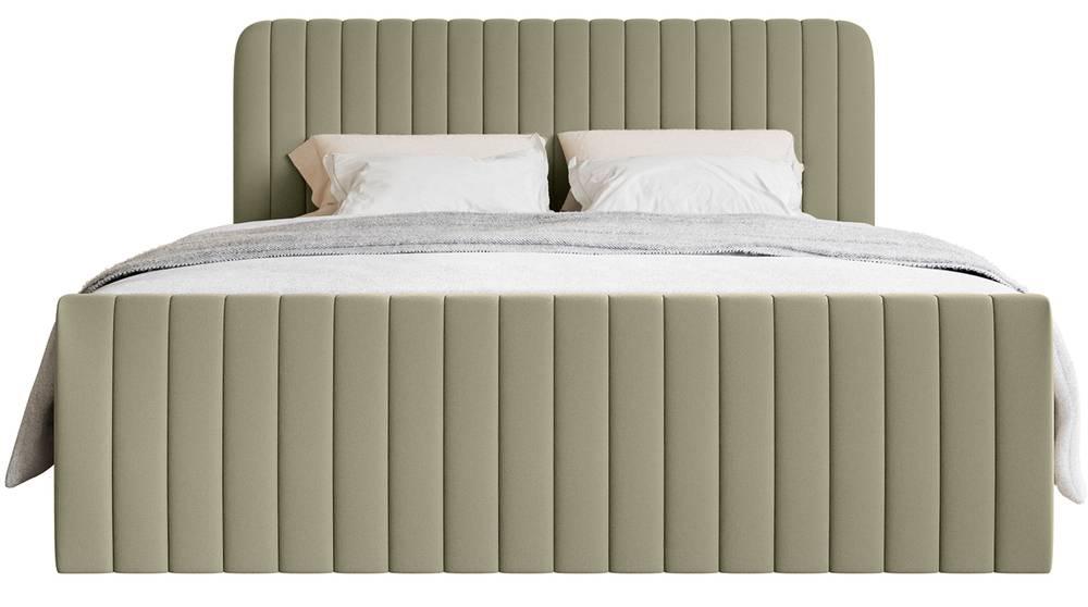 NADUVI Collection Boxspring Adrien chenille met opbergvak 140x200