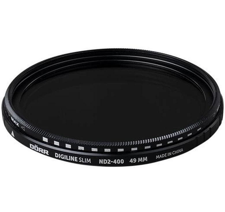 Graufilter Digiline Slim Variabler ND2-400 – 49 mmVariabler Graufilter reduziert die Lichtmenge