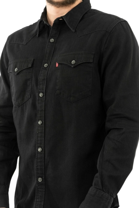 Chemise jeans levi's® barstow western marble black