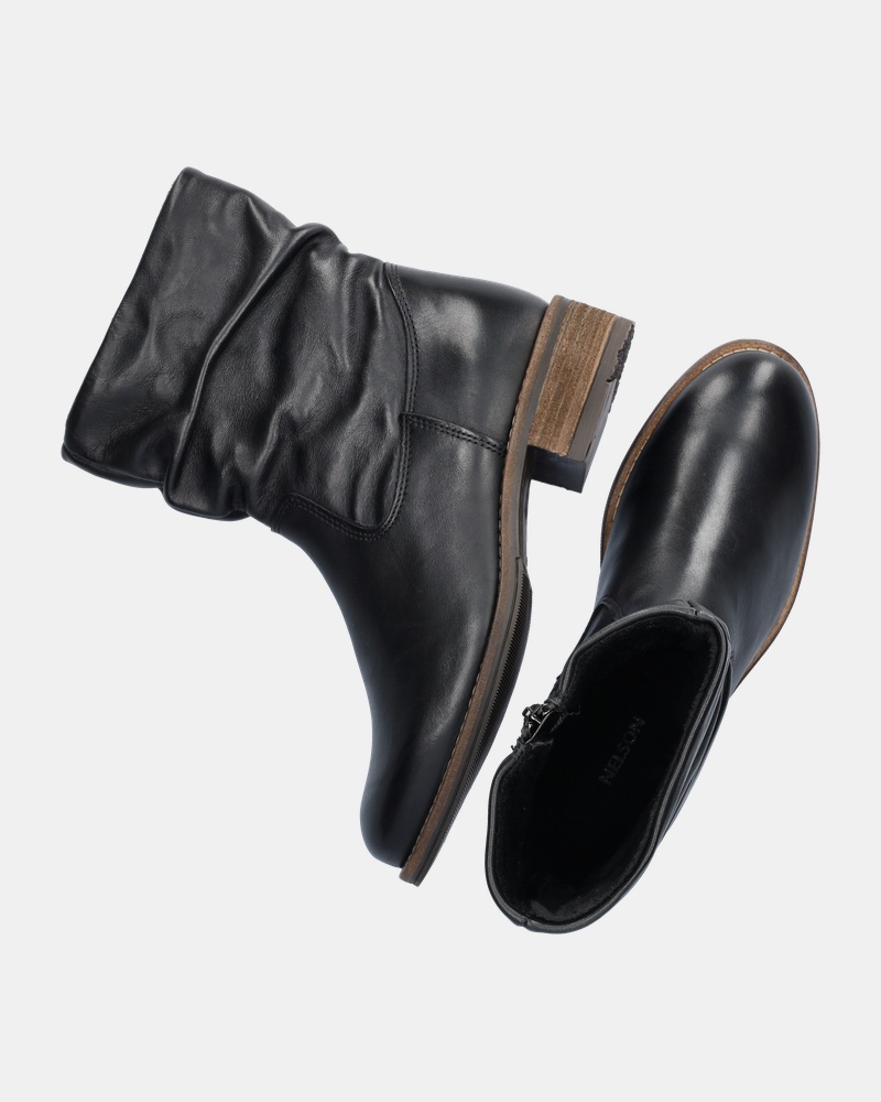 Nelson Rits- & gesloten boots  - zwart