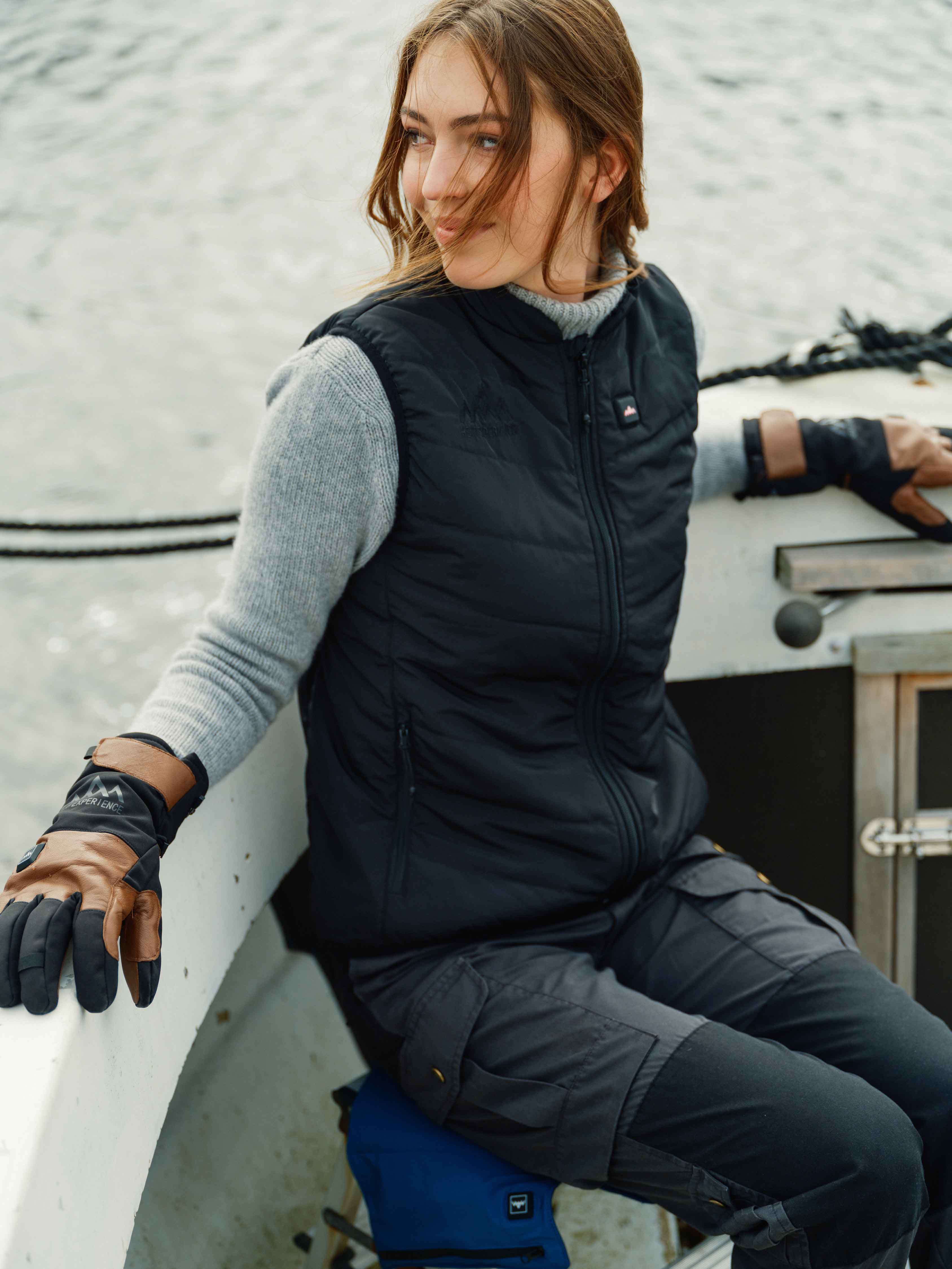 Heated Everyday Vest Dame Svart
