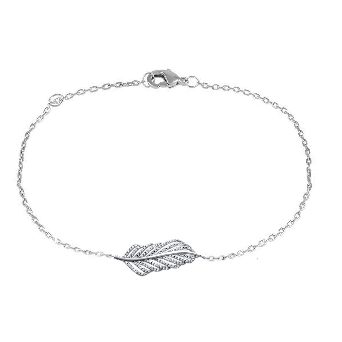 Bracelet argent femme PALME - Lorenzo R