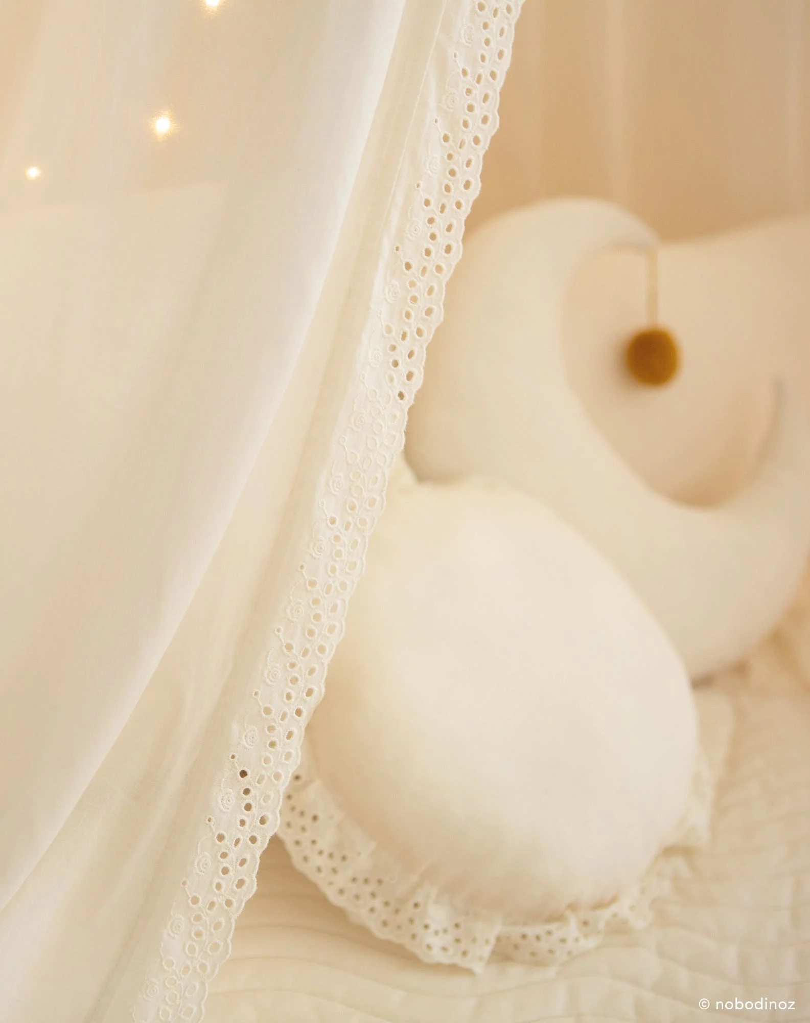 Ciel de lit vera eyelet lace | Blanc