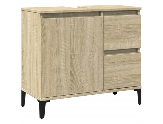 VIDAXL - Armoire salle de bain chêne sonoma 65x33x60 cm