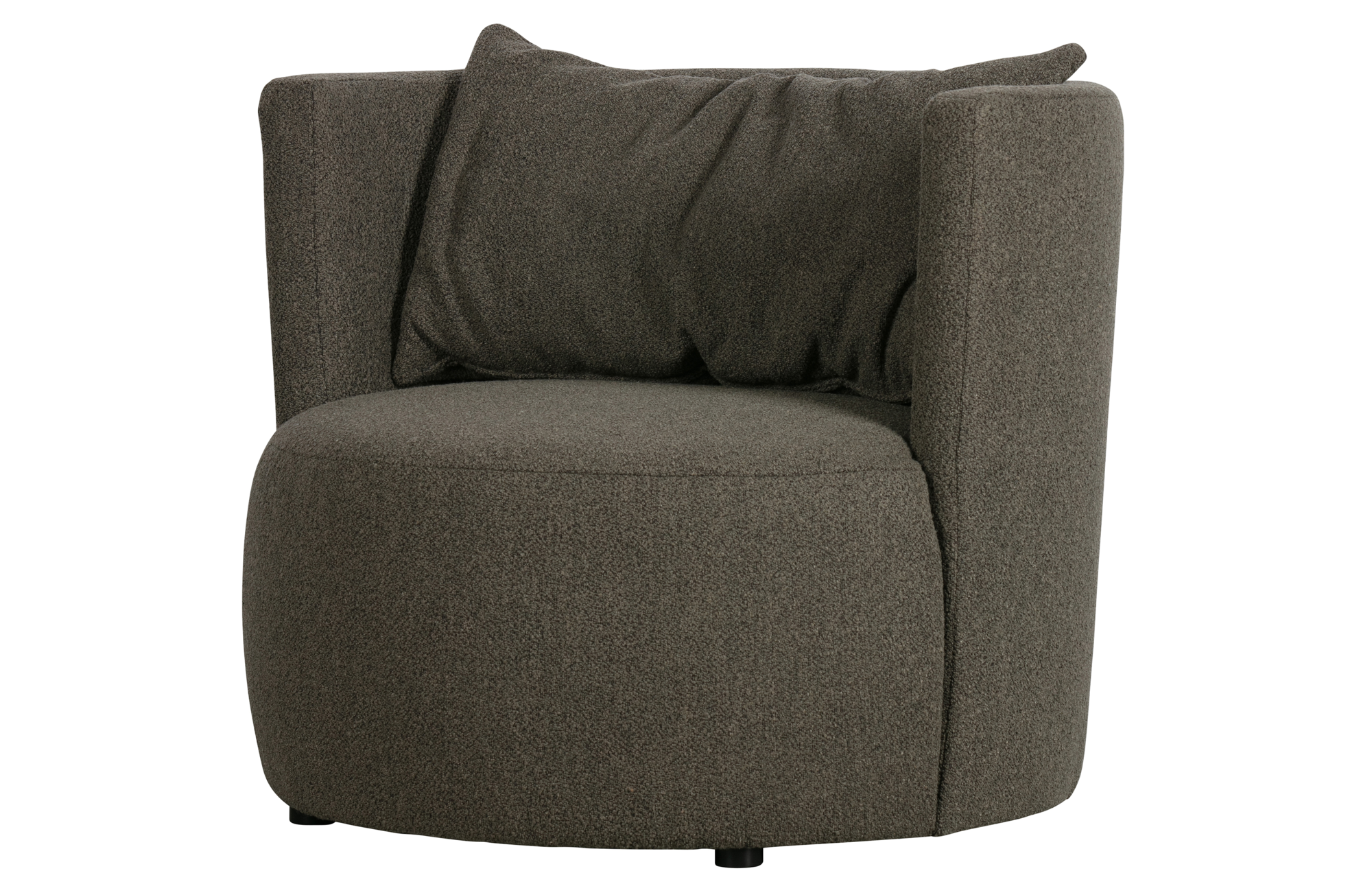 vtwonen fauteuil Explore bouclé Bruin