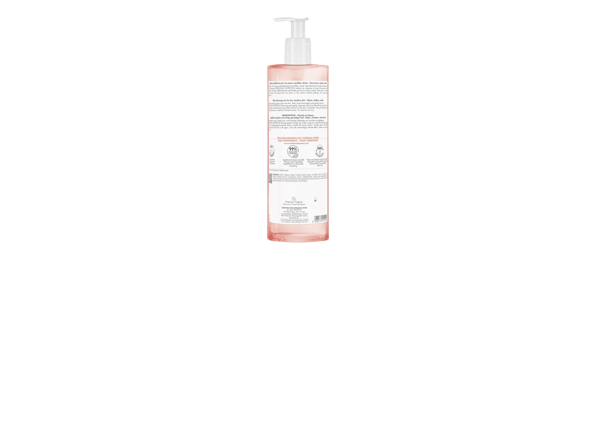 GEL LIMPEZA AVENE XERACALM NUTRITION 750ML