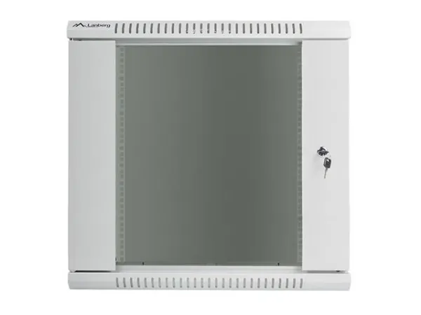 Lanberg - Rack kabinet - vægmonterbar - grå, RAL 7035 - 12U - 19