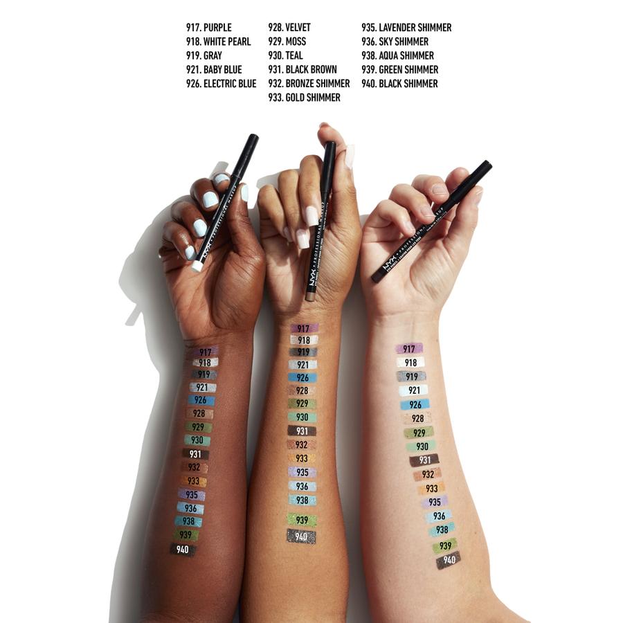 NYX Professional Makeup Slim Eye Pencil White 1,1g