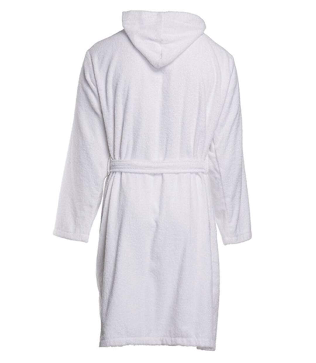 Peignoir de bain en éponge à capuche - Homme - PK845 - blanc