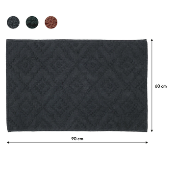 Sealskin badmat aztec 60x90cm donkergrijs