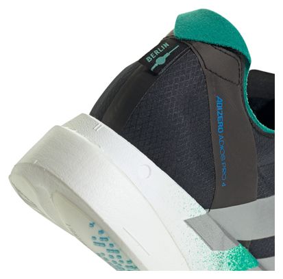 Chaussures Running adidas Adizero Adios Pro 4 Noir/Bleu/Vert Homme