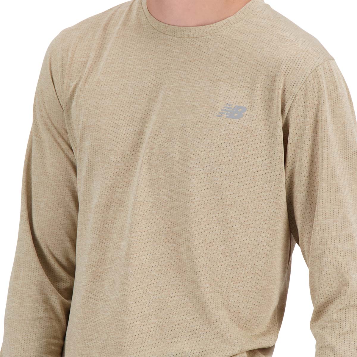 New Balance Athletics Run Langærmet Løbe T-shirt Herre