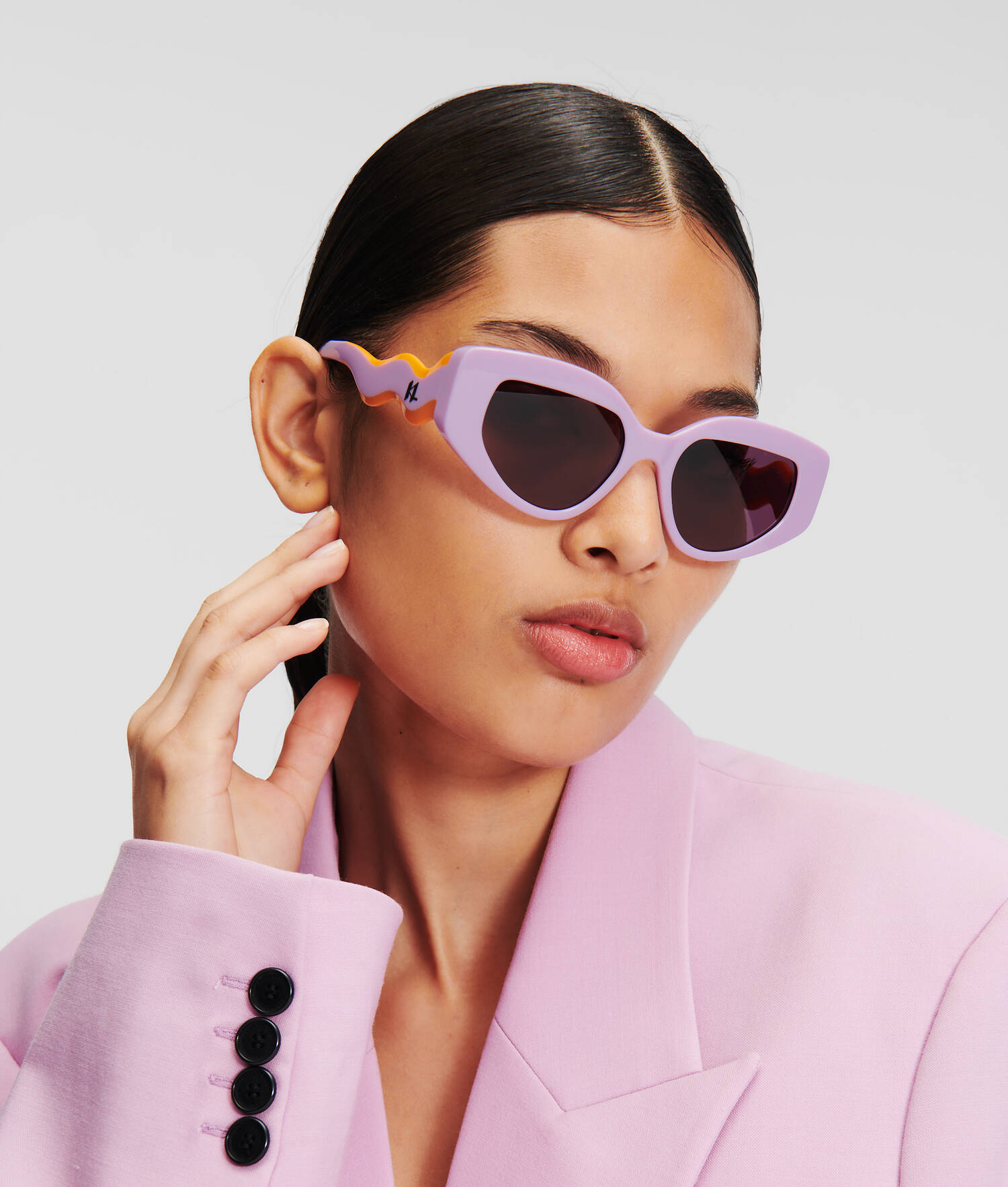 LUNETTES DE SOLEIL AVEC LOGO KL MONOGRAM