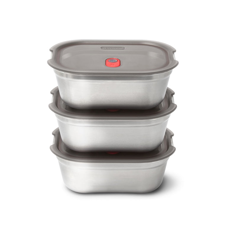 Black+Blum RVS Vershoudbakjes Set - Medium