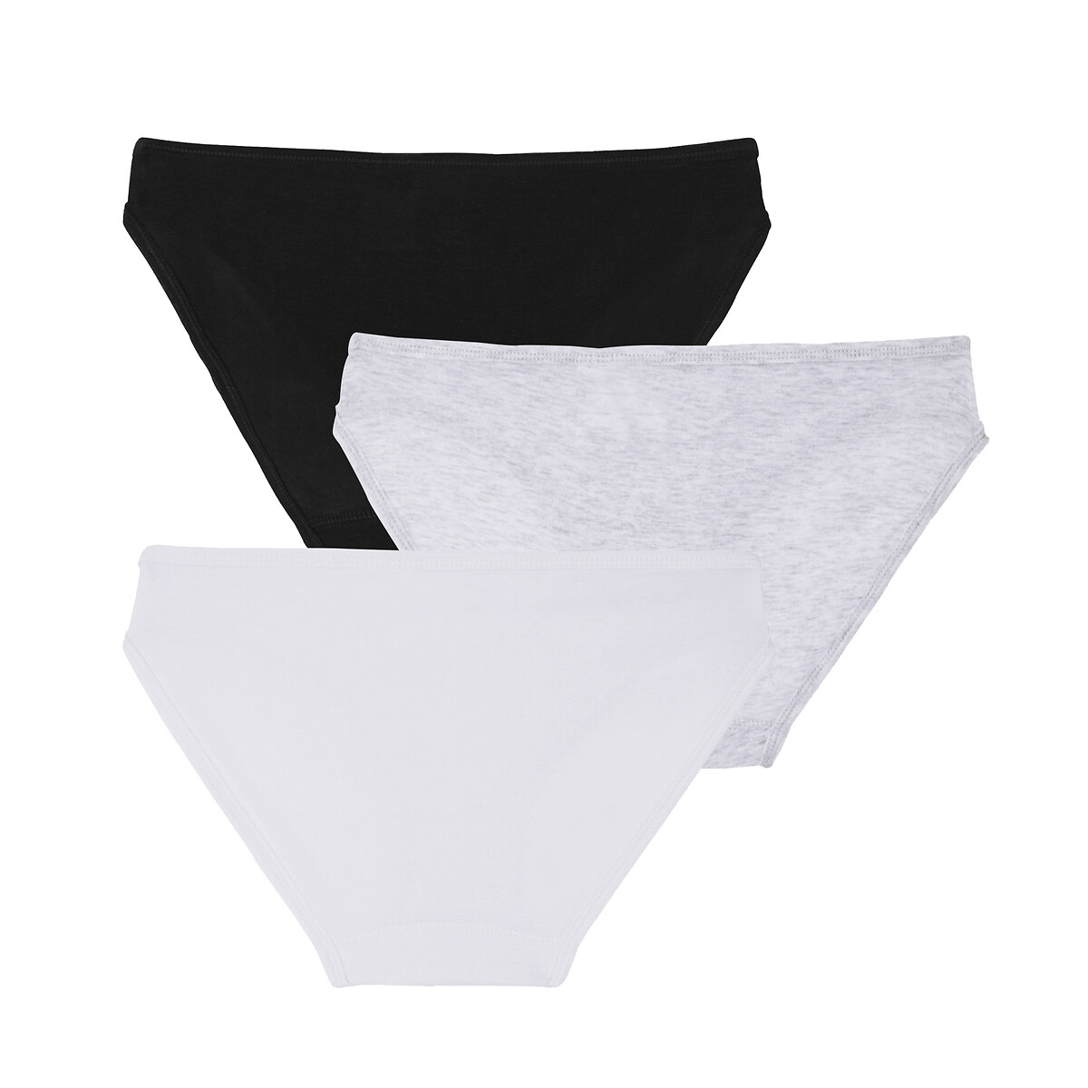 PETIT BATEAU<br>Conjunto de 3 cuecas de algodão