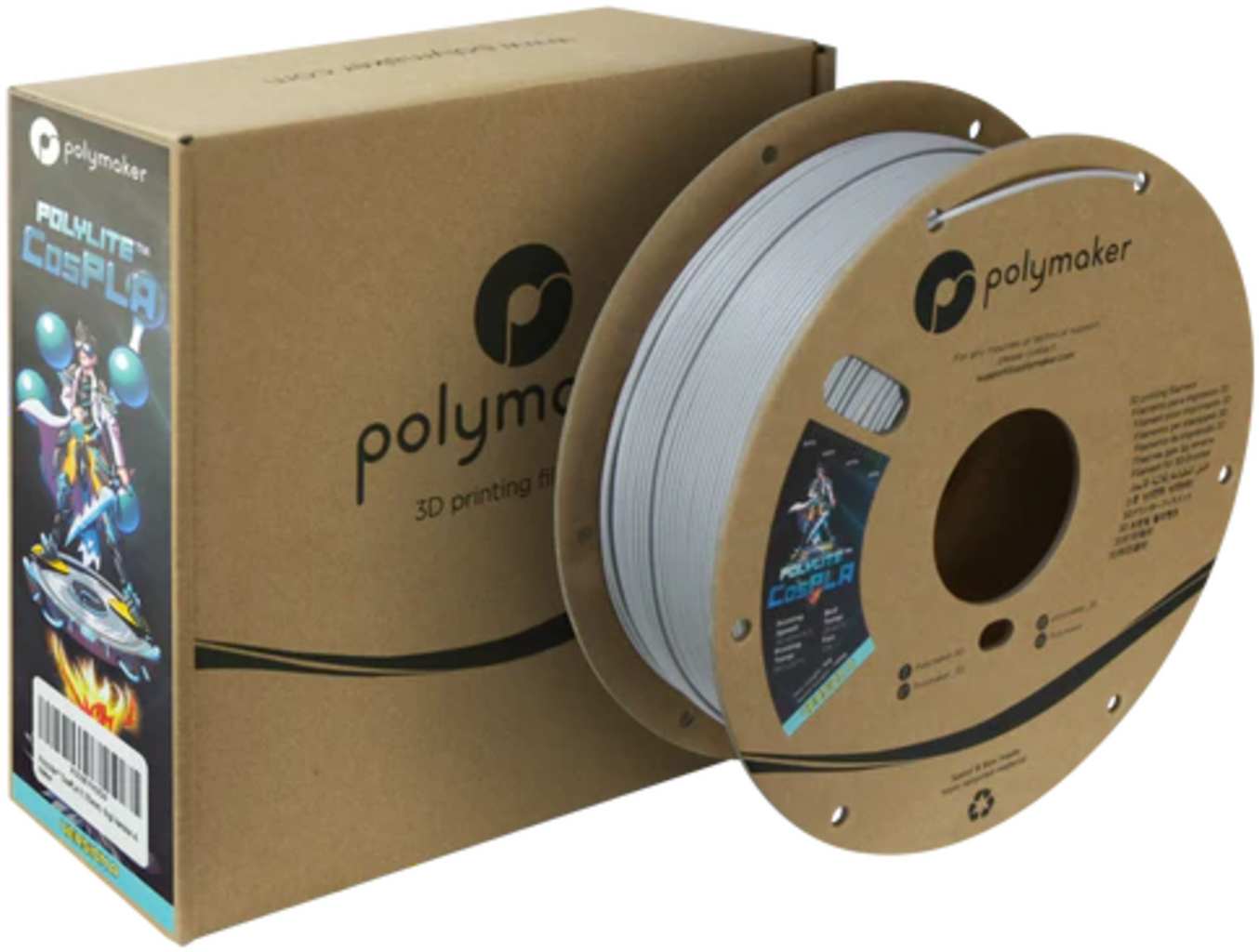 Polymaker  PolyLite CosPLA Version A, 1,75 mm / 1000 g    PLA Filament für Cosplay Anwendungen