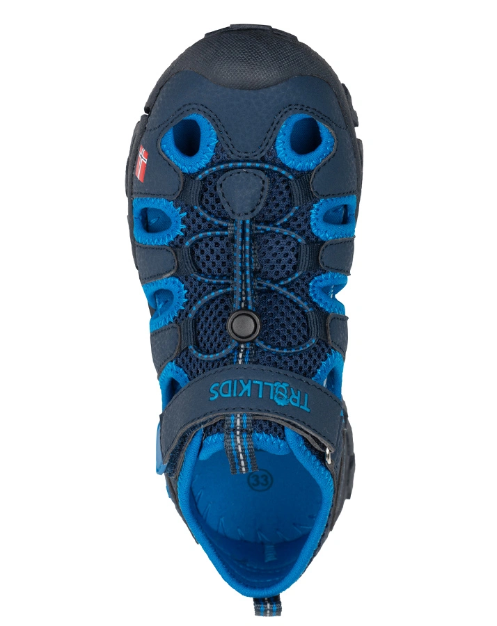 Trekking-SandaKids KRISTIANSAND in navy/medium blue