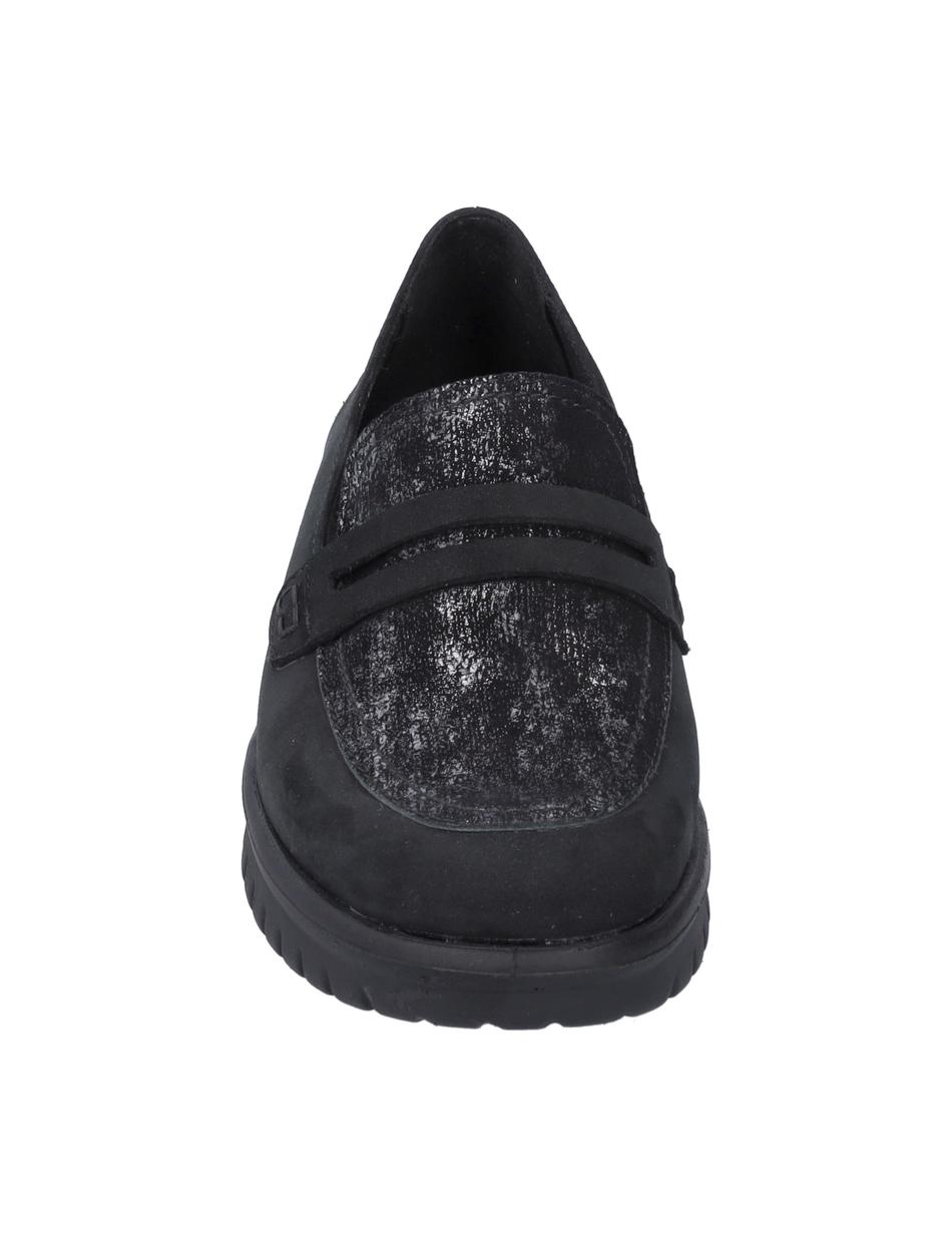 Slipper Calais 87, schwarz-silber
