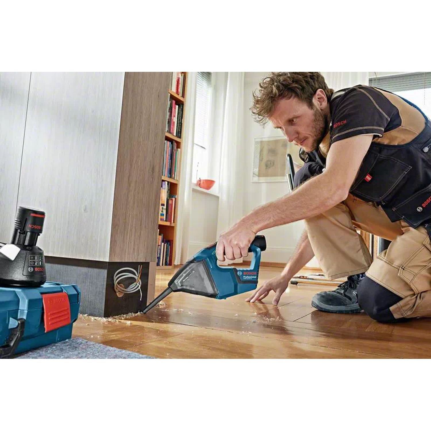 Bosch Professional GAS 12V Accu Stofzuiger 12V Li-ion Basic Body - 06019E3000