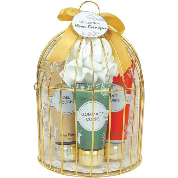 Coffret soins cage - Pomme d'amour, vanille épicée & thé vert - Corps - 4 produits