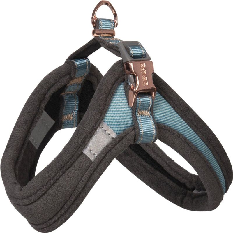 Rogz - Urban Fast Fit - Hondenharnas - Turquoise - Grijs - Rosé