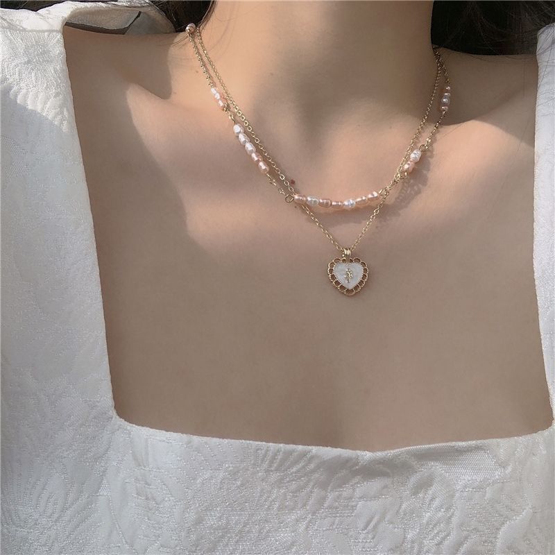 Studio Nana - Hartvormige hanger ketting