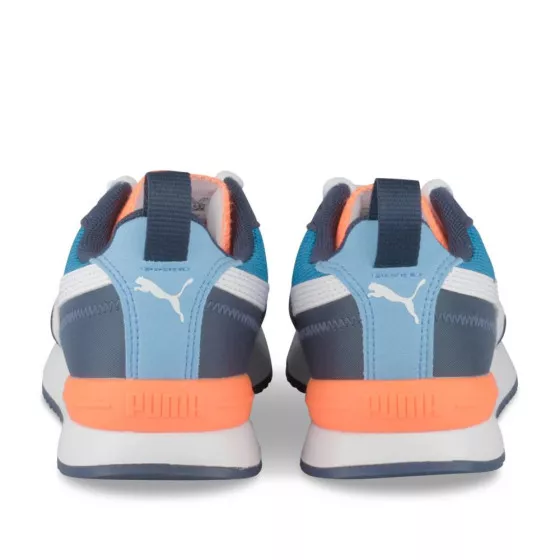 Baskets BLEU ORANGE PUMA R78 V JR