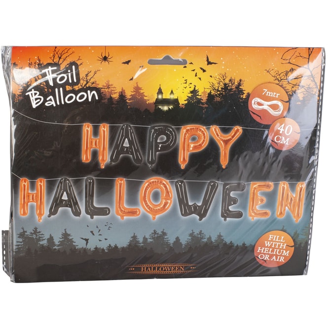 Folienballon - Happy Halloween - ca. 40 cm