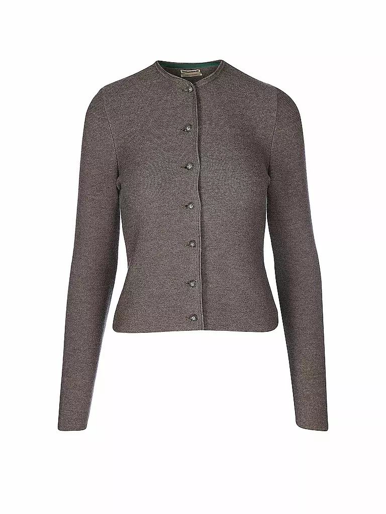 GOTTSEIDANK Trachten Strickjacke Aloisia  braun