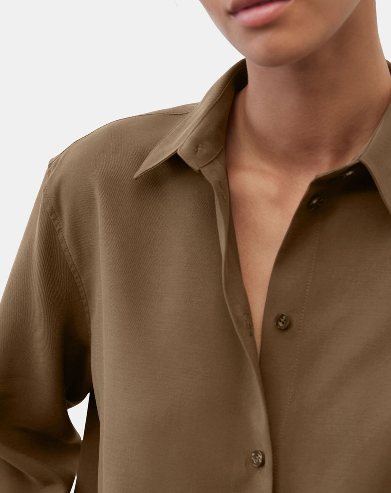 Marc O'Polo Chemise fluide marron