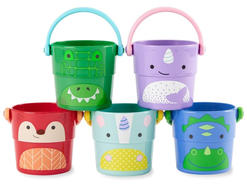 Skip Hop Badespielzeug Zoo Wassereimer-Set Badeeimer-Set