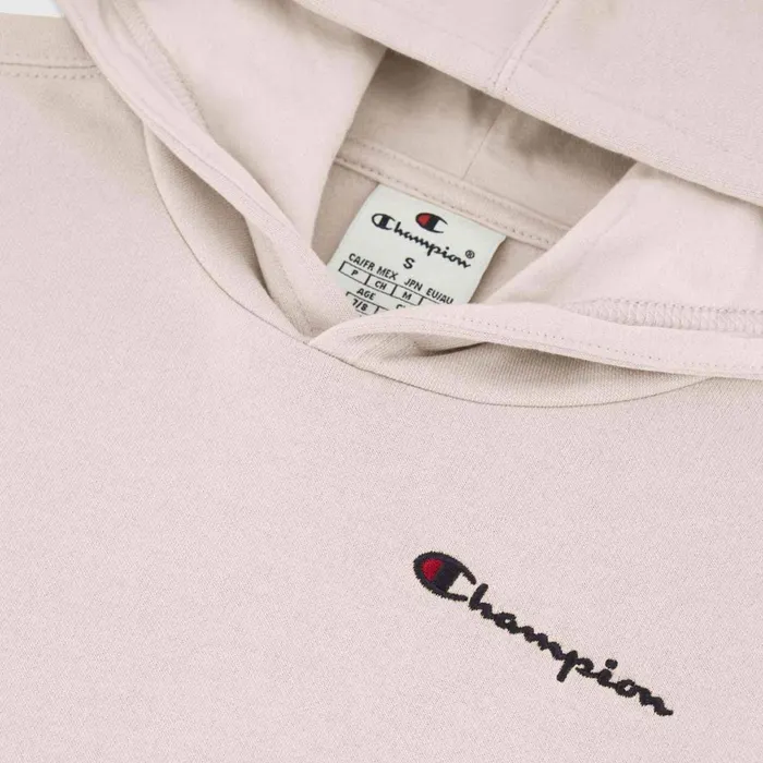 Champion Script Logo Fleece Hoodie Junior