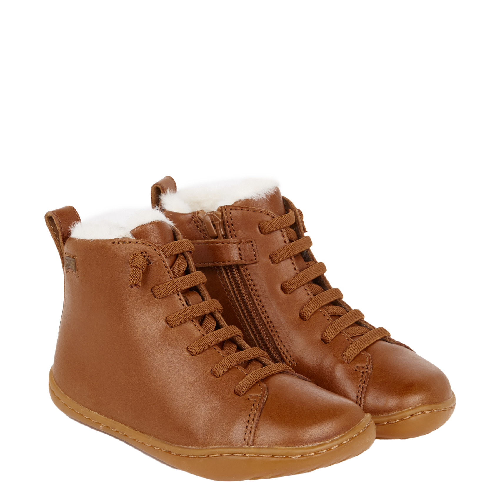 PEU CAMI - Bottines en cuir | Marron