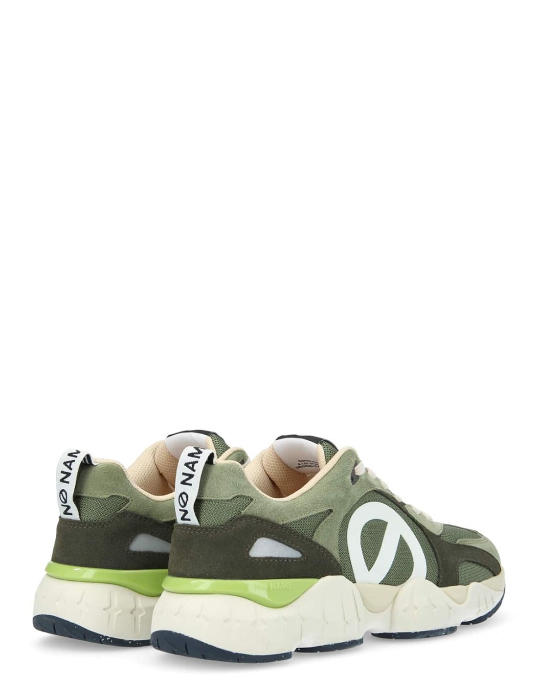 no name Baskets de ville Homme Krazee Runner M Vert Daim