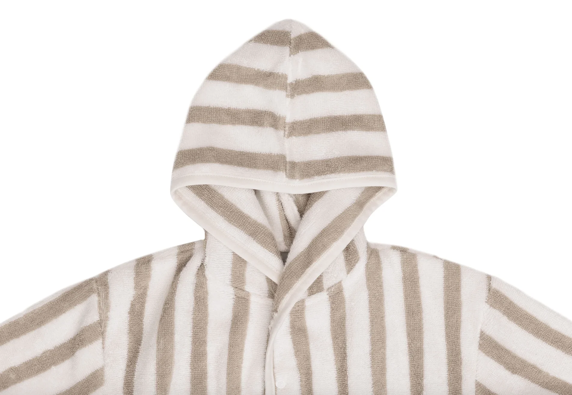 Jollein Jollein badjas 3-4 jaar Stripe Terry Olive green