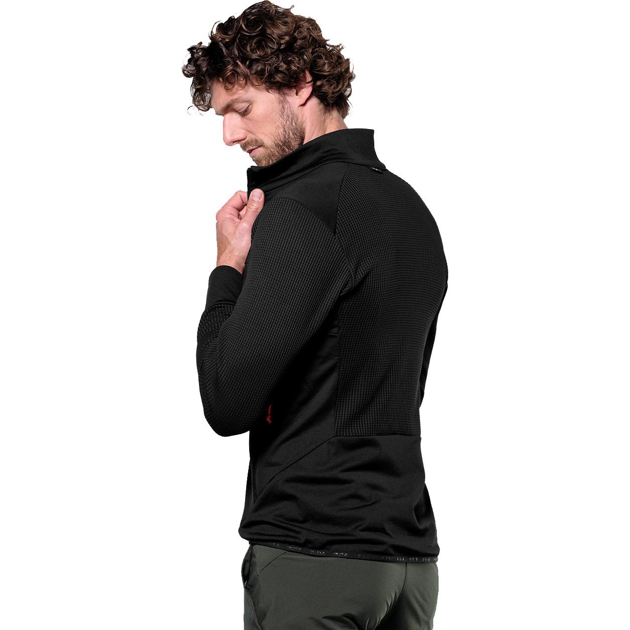SALEWA Puez Waffle Hybrid Jacke Herren black out